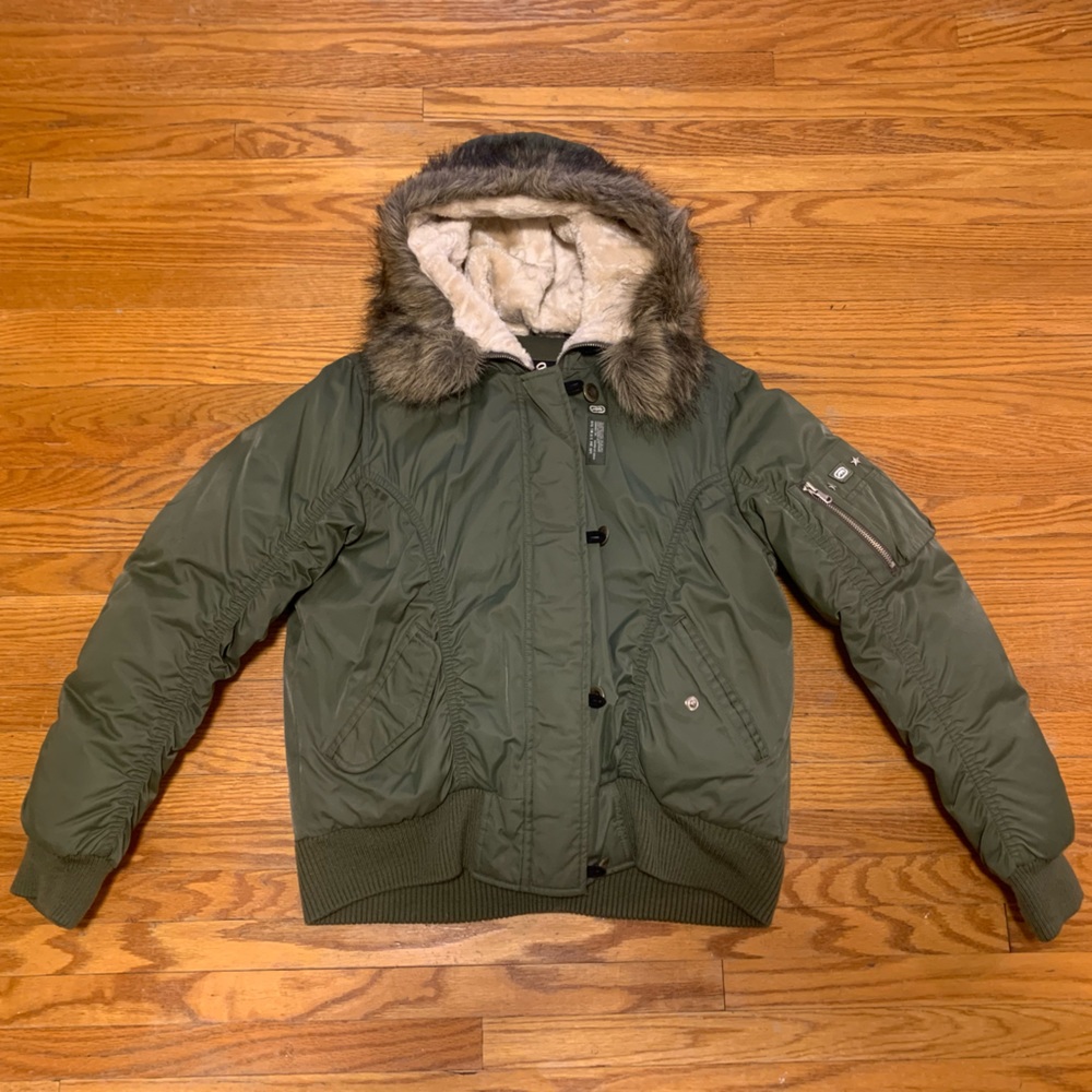 Y2K Ecko Red Puffer Jacket